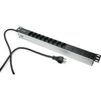 Excel 9 Way Horizontal PDU 9x Swiss Socket Type 13 J Passive 10A Swiss Plug LED