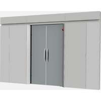Elevate Aisle Containment Manual (Double Row) Sliding Door 52U Racks 1000 Deep White