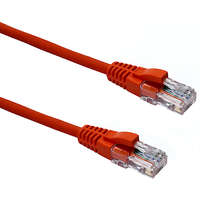 Excel Cat5e Patch Lead U/UTP Unshielded LSOH Blade Booted 0.3 m Orange (10-Pack)