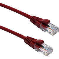 Excel Cat5e Patch Lead U/UTP Unshielded LSOH Blade Booted 1 m Red