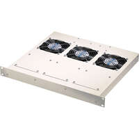 Excel Rack Mounted 3 Way Fan Unit Grey