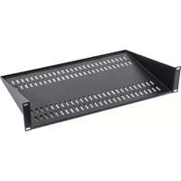 Excel Modem/Cantilever Vented Shelf 2U 400mm Black