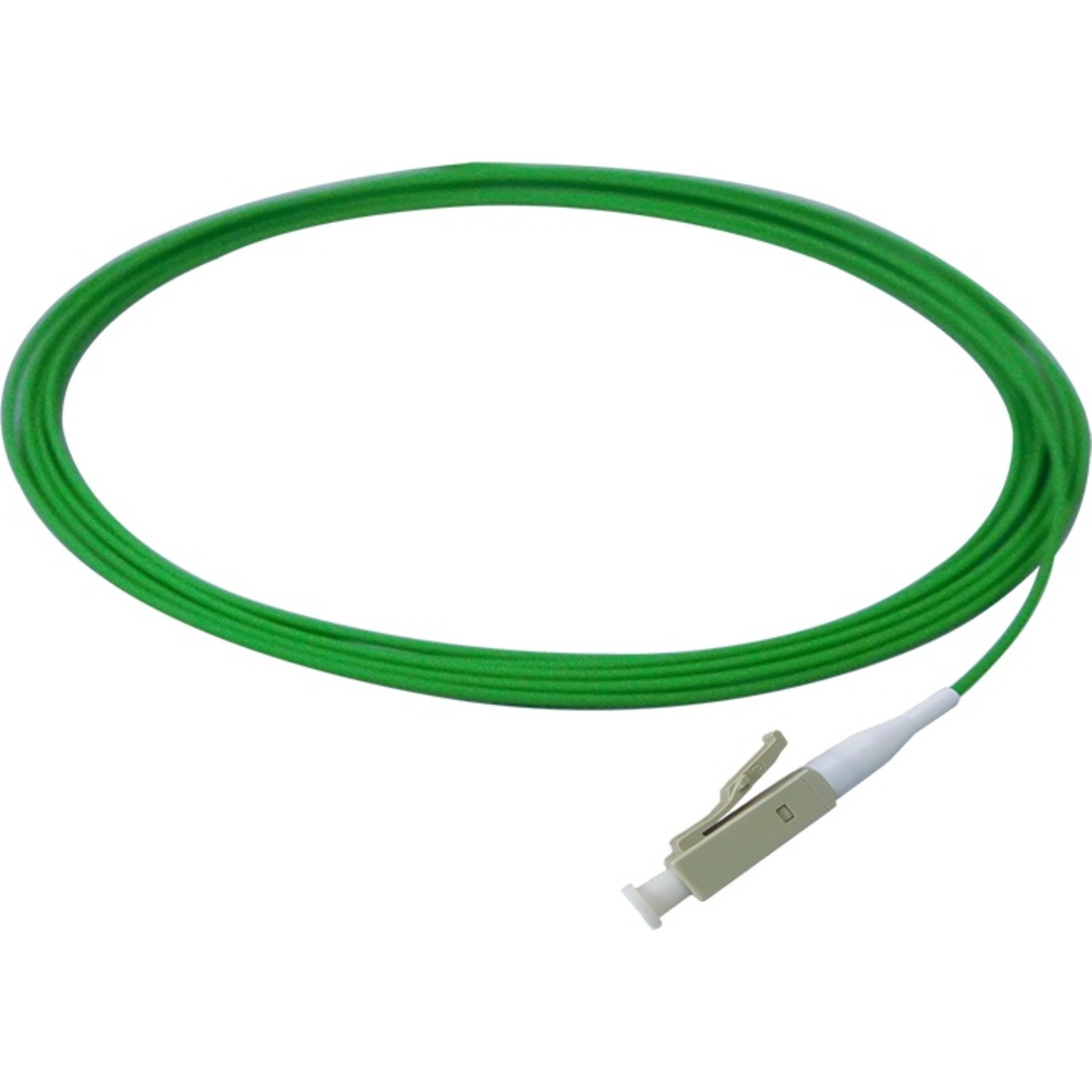 Pigtail fibre Enbeam OM5 50 125 LC UPC vert citron - 2 m