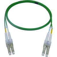 Excel Enbeam OM5 Fibre Optic Patch Lead LC-LC Multimode 50/125 DX LS0H Lime Green 0.5 m