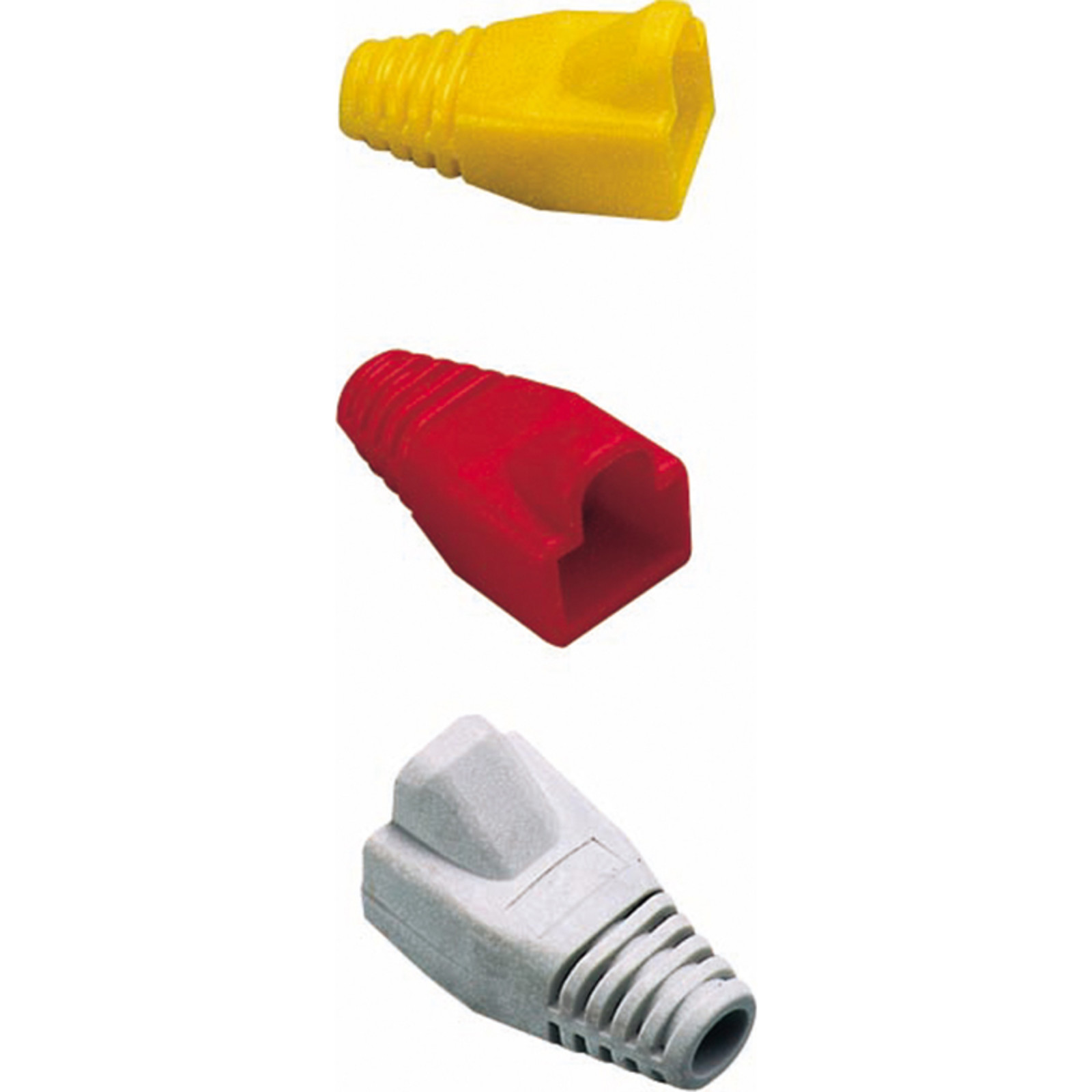 RJ45 STRAIN RELIEF BOOT YELLOW