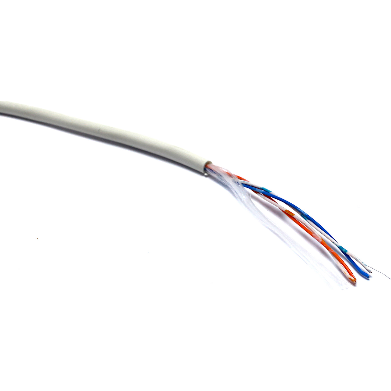 Câble CW1308 LSF 2 paires, blanc x 100m