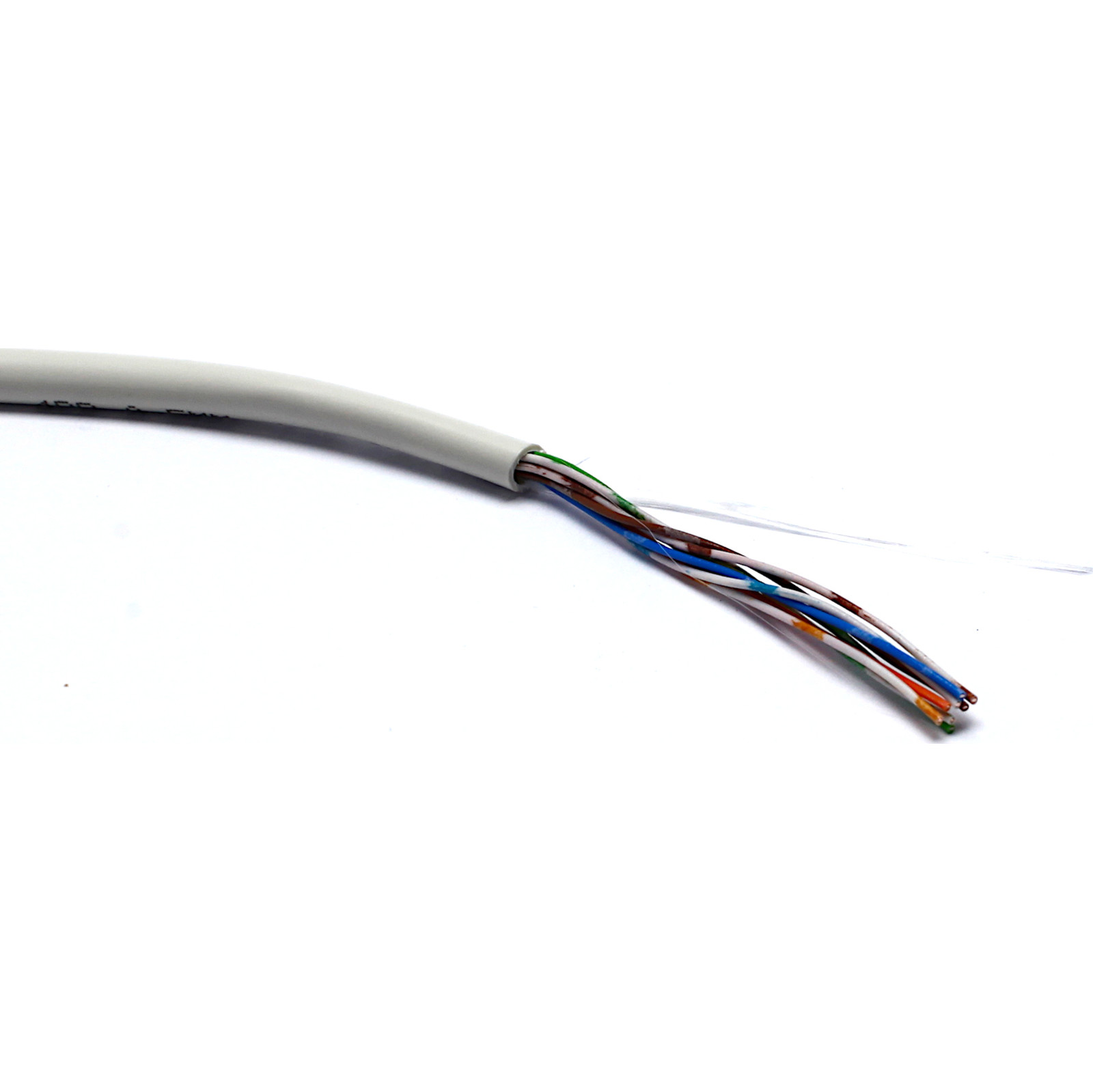 Câble CW1308 LSF 4 paires, blanc x 100m