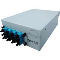 Enbeam 12 LC Duplex (24 Fibres) Single Mode Demarcation Box - Blue