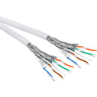 Excel Dual Cat6A Cable S/FTP LSOH CPR Euroclass Dca 500m Reel White