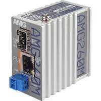 AMG Industrial PoE Media Converter 1 Port 100Base RJ45 30 W