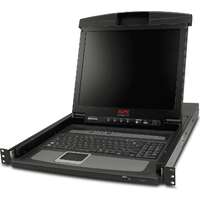 APC 17" Rack LCD Console with Integrated 8 Port Analog KVM Switch