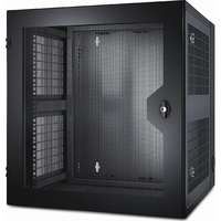 APC NetShelter 13U Wallmount Rack Cabinet Vented Door Double Hinged Server Depth