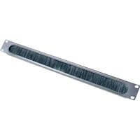 Horizontal Cable Organizer 1U w/brush strip