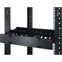 APC NetShelter Cable Management, Horizontal Cable Manager, 3U, Single Side with Cover, 482.6 x 133.35 x 165.1 mm