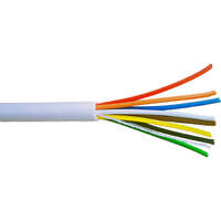 aura 8 Core Unscreened Type 1 TC Alarm Cable ECA Euroclass LSZH 100m White