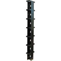 CPI Double-Sided 45U 152mm Wide Vertical Cabling Section Black