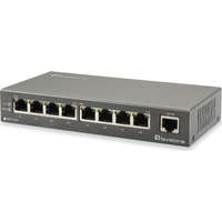9-Port Fast Ethernet PoE Switch, 802.3at/af PoE, 120W