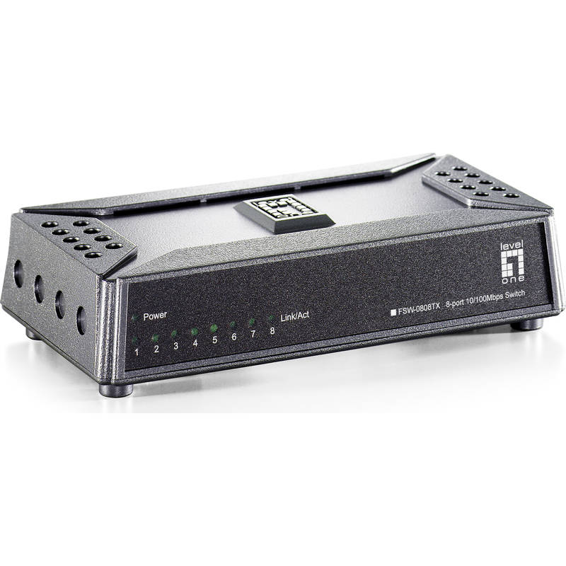 FGP-1031 10-Port Fast Ethernet PoE Switch, 2 x Uplink Gigabit RJ45