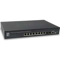 10-Port L2 Managed Gigabit PoE Switch, 2 x SFP, 802.3at/af PoE, 125W, 8 PoE Outputs