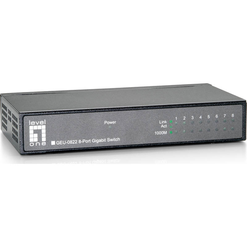 FGP-1031 10-Port Fast Ethernet PoE Switch, 2 x Uplink Gigabit RJ45