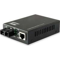 RJ45 to SC Gigabit Media Converter, Single-Mode Fiber, 20km