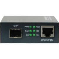 LevelOne RJ45 to SFP Gigabit Media Converter PoE PSE