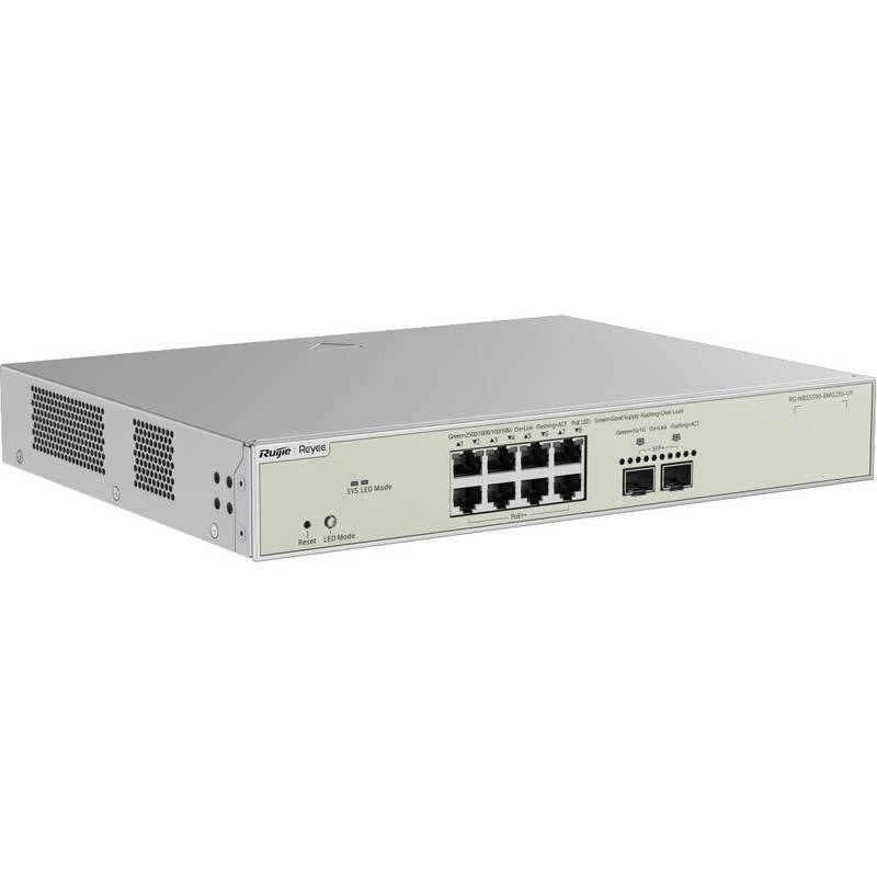 RG-NBS5300-8MG2XS-UP - Reyee 10 Ports Muti-Gigabit Layer 3 Managed PoE ...