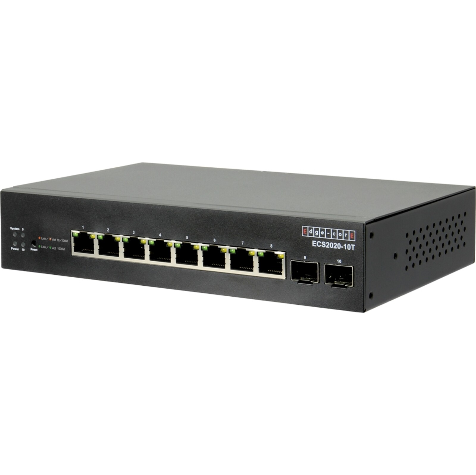 ECS2020-10T UK - Edgecore 8 Port Gigabit Web Smart Switch with 2x SFP Ports