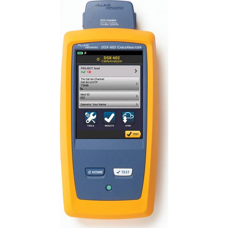 DSX-602 INT - DSX-602 CableAnalyzer Wi-Fi Enabled up to Cat 6A and ...