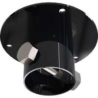 38 mm Ceiling/Cable Tray 2 Hole Pole Adaptor Black (RAL9005)