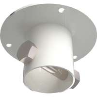 38 mm Ceiling/Cable Tray 2 Hole Pole Adaptor White (RAL9016)