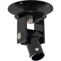 38 mm Self Leveling Ceiling Bracket with 360 Twist 3 Hole Pole Adaptor Black (RAL9005)