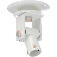 38 mm Self Leveling Ceiling Bracket with 360 Twist 3 Hole Pole Adaptor White (RAL9016)