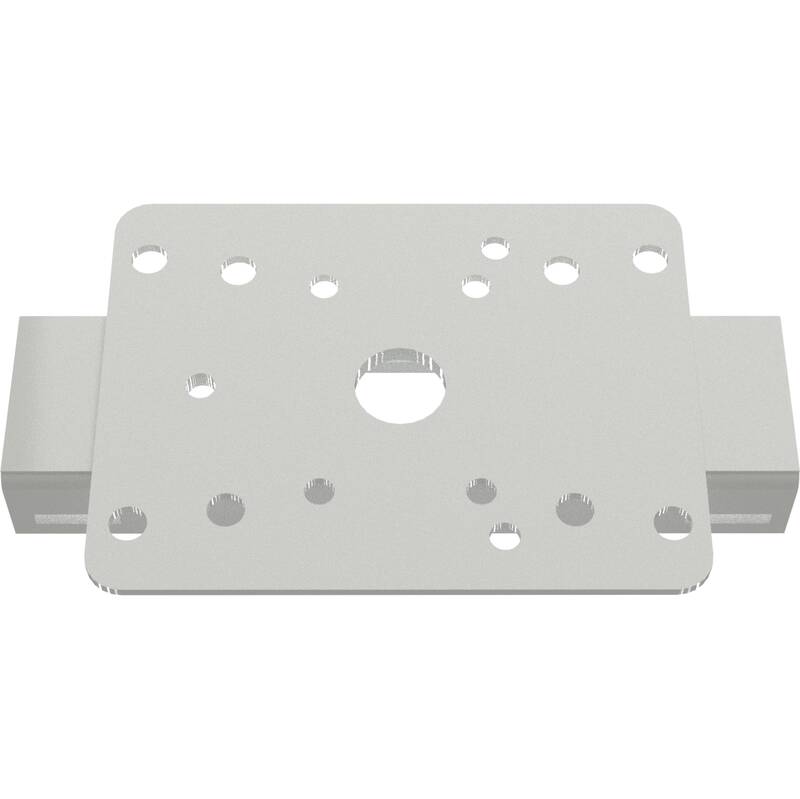 POLEDOMECLAMP-160X125 RAL9010