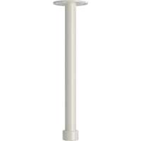 500 mm Drop Pole C/W Ceiling Mount Bracket and NPT1.5F Adaptor Top Entry Only (CCTV White)