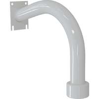 Box Mount Goose Neck Bracket C/W NPT1.5 (CCTV White)