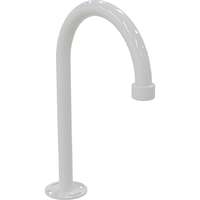 Swan Neck Bracket 700 mm High 375 mm Depth No Safety (CCTV White)