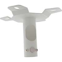 38 mm Top Hat Ceiling Bracket 2 Hole White (RAL9016)