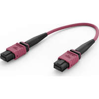 Elevate Base8 OM4 8 Fibre MPO Female Trunk Cable Method B B2ca 1 m