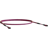 Elevate Base8 OM4 8 Fibre MPO Female to MPO Male Method B B2ca 1 m