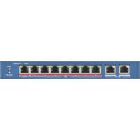 Hikvision 8 Port Fast Ethernet Unmanaged POE Switch 48 VDC,2.5 A