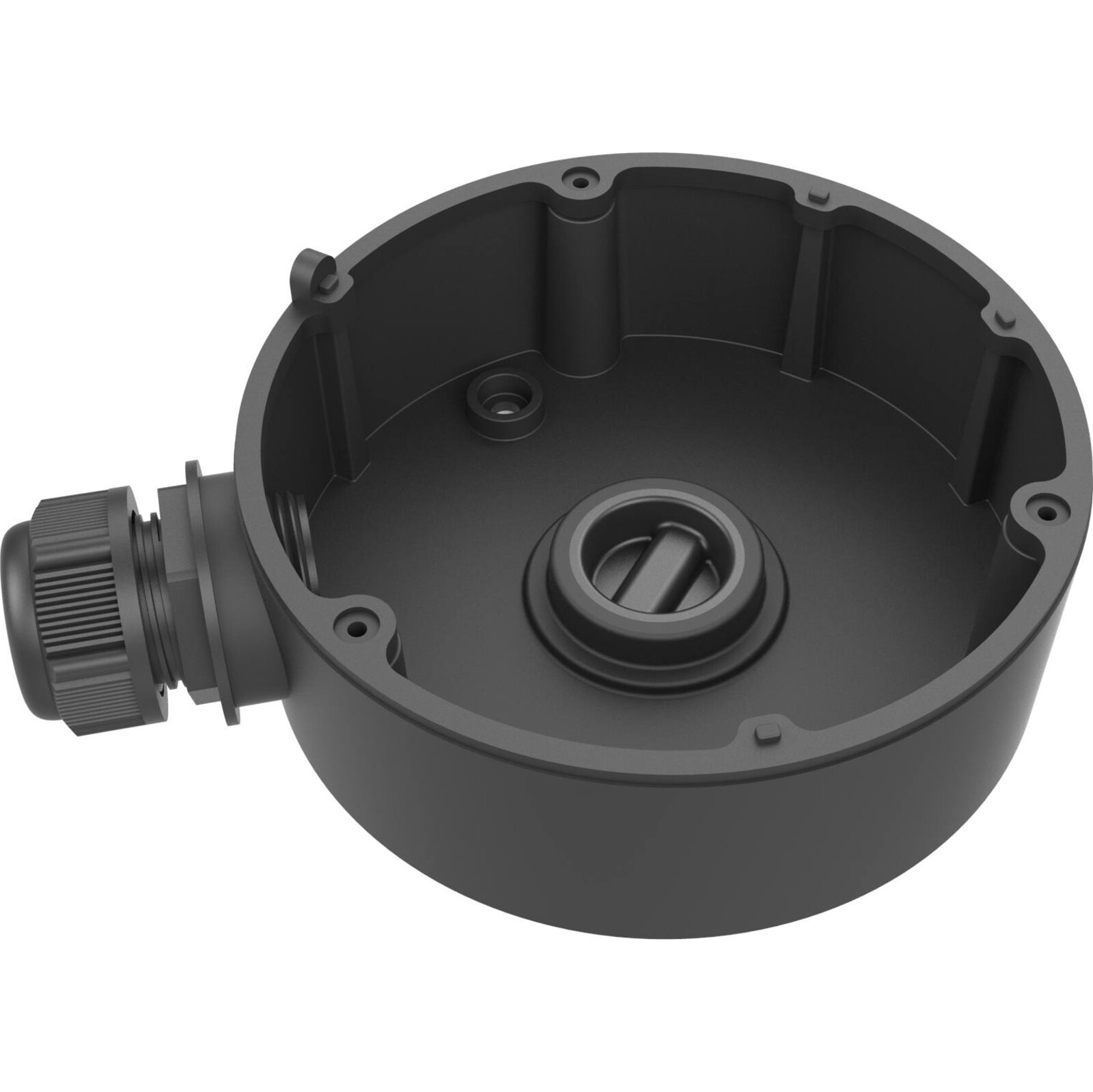 DS-1280ZJ-DM18(BLACK) - Hikvision DM18 Aluminium Junction Box Black