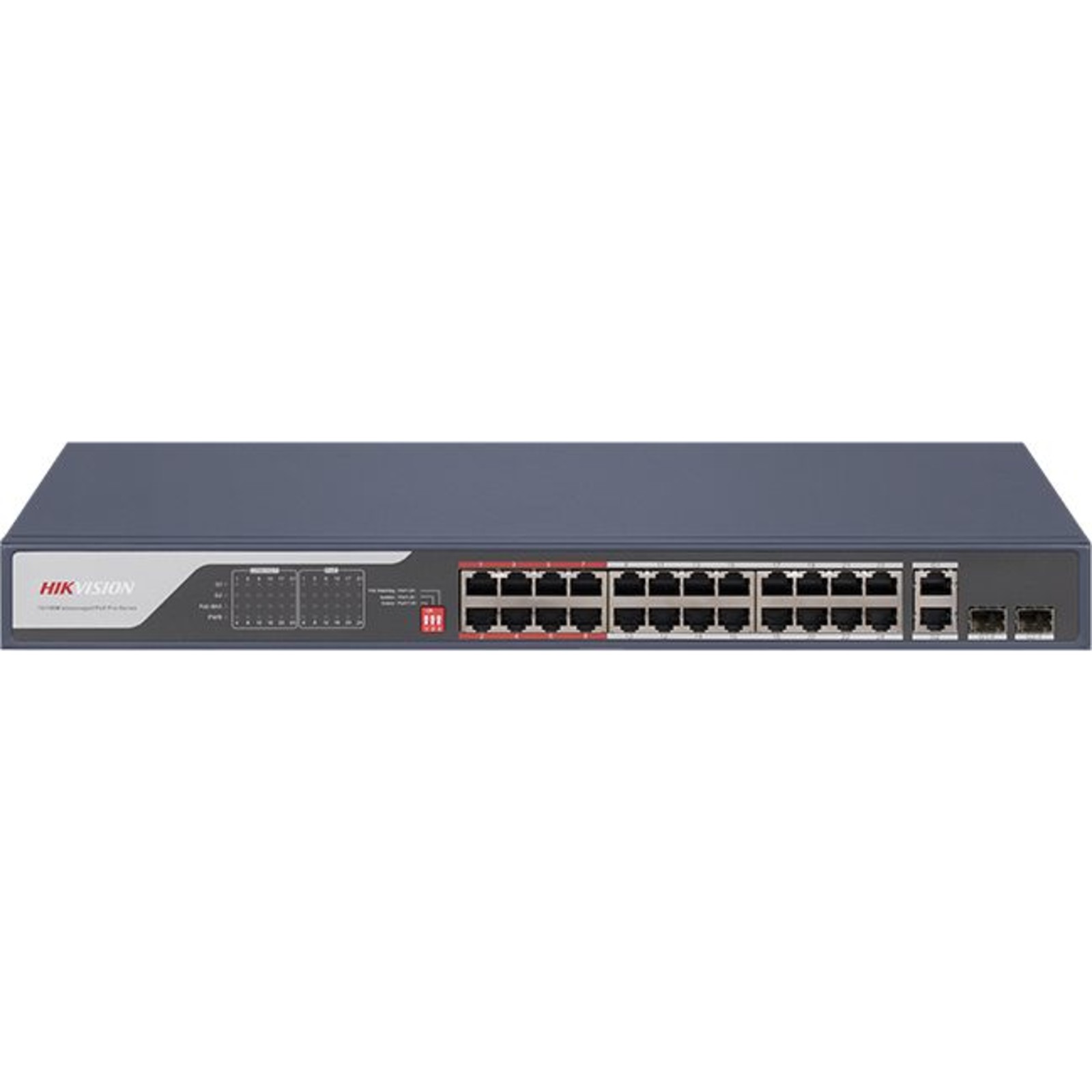 DS 3E0326P E C Hikvision 24 Port Fast Ethernet Unmanaged Long Range   DS 3E0326P EC 2 1600px 