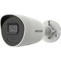 Hikvision 4 Megapixel AcuSense Strobe Light and Audible Warning Fixed Mini Bullet Network Camera, 2.8mm