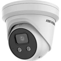 Hikvision 4 Megapixel AcuSense Strobe Light and Audible Warning Fixed Turret Network Camera 4mm