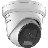 Hikvision 4 Megapixel ColorVu Strobe Light and Audible Warning Fixed Turret Network Camera 2.8mm