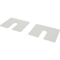 Elevate DCR Base Brushes PDU Hole Cover Plate Set White