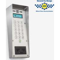 Paxton Entry Door Entry System Intercom VR Panel Vandal Resistant with Rain Hood Stainless Finish Surface Mount