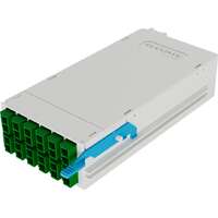Elevate Medium Density 24F Splice OS2 LC APC + Pigtails Cassette White