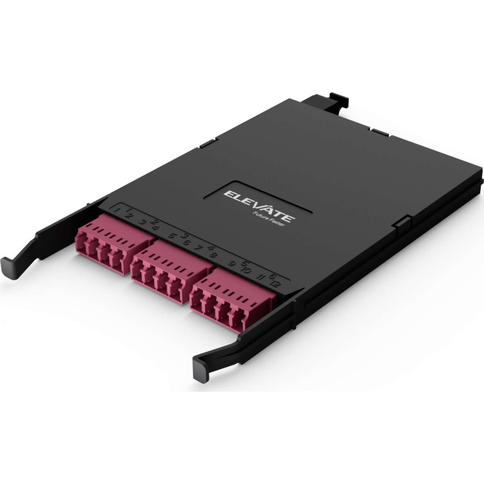208-260-TYPE-B-BK - Elevate High Density Base12 - 12 Fibre OM4 LC-MPO ...